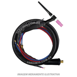 Tocha Tig Refrigerada 350 - 7 metros -Engate 13mm