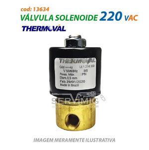 Valvula Solenoide 220v - 13634 - Thermoval - AC