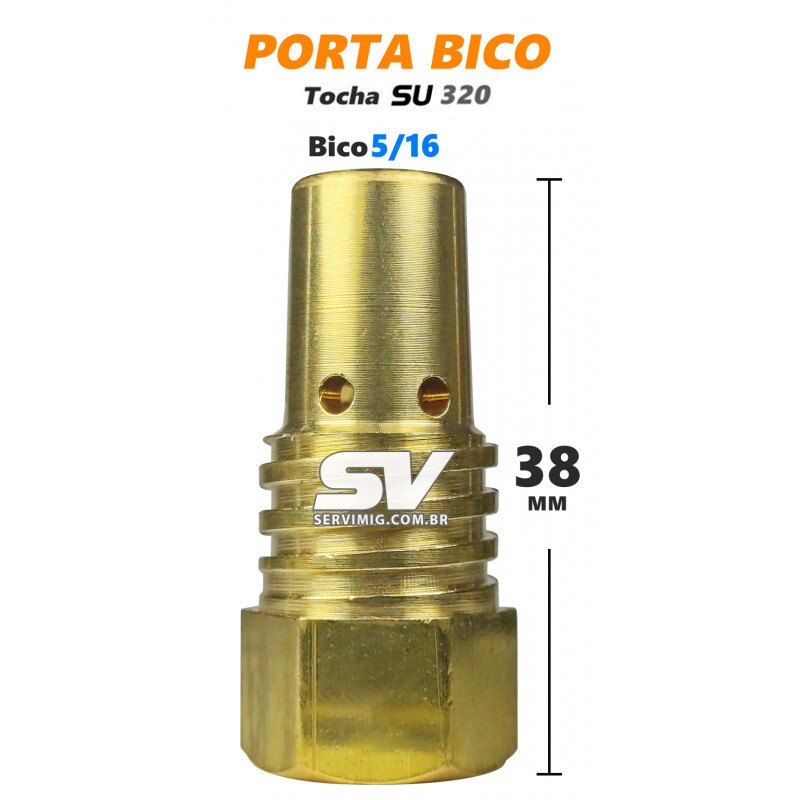 Porta Bico Rosca Quadrada - Tocha Mig SU320