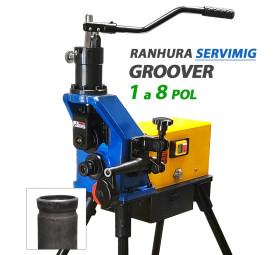 Ranhura Groover SERVIMIG - 1 a 8 pol - 220V com Pedal