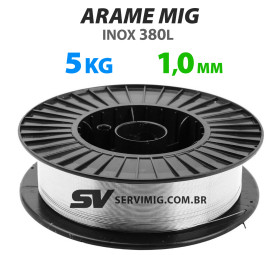 Arame de Solda Mig 1,0mm - INOX 308L - 5kg