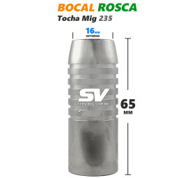 Bocal Mig 16 mm de Rosca - Tocha Mig 235