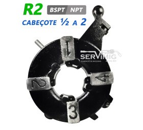 Cabeçote para Rosqueadeira 1/2 a 2 - R2