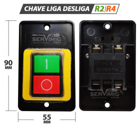 Chave Liga Desliga para Rosqueadeira R2 e R4