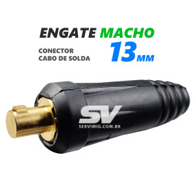 Conector / Engate Macho 13 mm