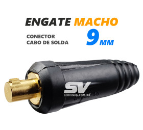 Conector / Engate Macho 9 mm