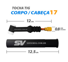 Corpo / Cabeça - Tocha Tig 17 Gatilho