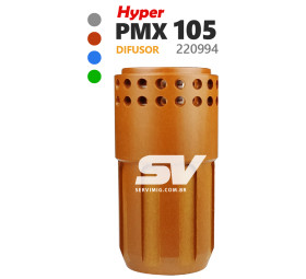 Difusor de Gas 220994 - Hypertherm Powermax 105