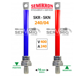 Diodo Semikron - SKR-SKN 240/04 - 2 unidades