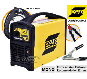 Esab Corte Handyplasma 35i + Tocha + Terra + Brinde