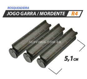 Jogo Mordente / Garra / Inserto para Rosqueadeira R4