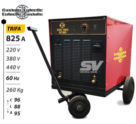 Solda Eletrodo / Goivagem Eutectic GST 850 - Trifasico- 220V - 825A 