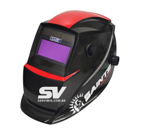 Mascara Solda Saints - Automatica 9 a 13 - Mig / Tig / Eletrodo - Black