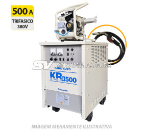 Mig Panasonic 500A - Trifasica 380V + Tocha / Cabos / Cabeçote