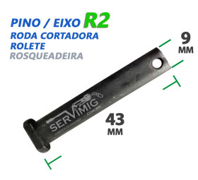 Pino da Roda - Eixo do Rolete da Rosqueadeira R2
