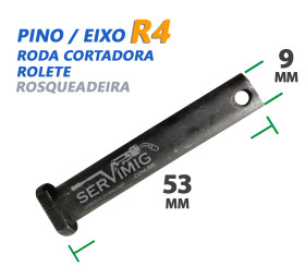 Pino da Roda - Eixo do Rolete da Rosqueadeira R4