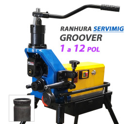 Ranhura Groover SERVIMIG - 1 a 12 pol - 220V com Pedal