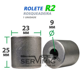 Rolete do Cortador de Tubo da Rosqueadeira R2