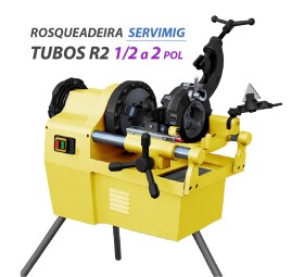 Rosqueadeira Eletrica de Tubos 1/2 a 2 pol - R2 SERVIMIG