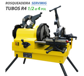 Rosqueadeira Elétrica de Tubos 1/2 a 4 pol - R4 SERVIMIG