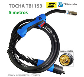 Tocha Mig Esab TBI Pro 153 - 5 Metros - 170A