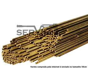 Vareta de Latão 1/8 - 3,2mm - (1kg ) 