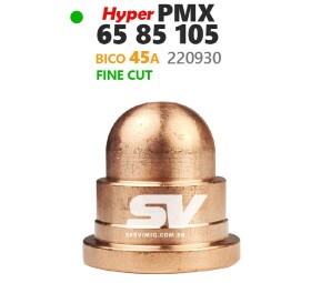 Bico FineCut  45A  220930 - Hypertherm P. Max 65 / 85 / 105