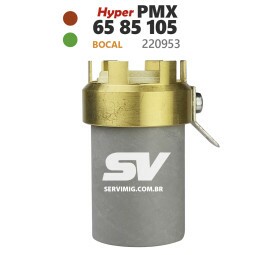 Bocal Retençao + Sensor - 220953 - Hypertherm PMX 65/ 85 / 105