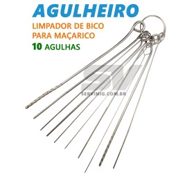 Agulheiro para Limpeza do Bico Maçarico