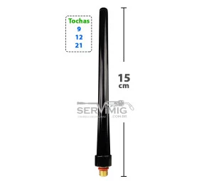 Capa Longa para tocha tig 9 - 12 - 21