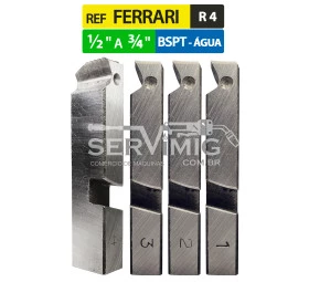 Cossinete Ferrari - BSPT  1/2''  a 3/4'' (pol) - R4