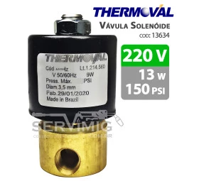 Válvula Solenóide 220v - 13634 - Thermoval