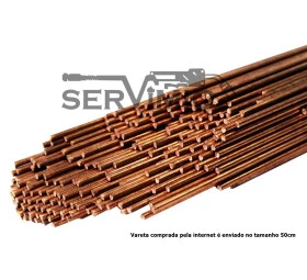 Vareta de Ferro 3/32 - 2,4mm - AWSER70s -  ( 1kg )